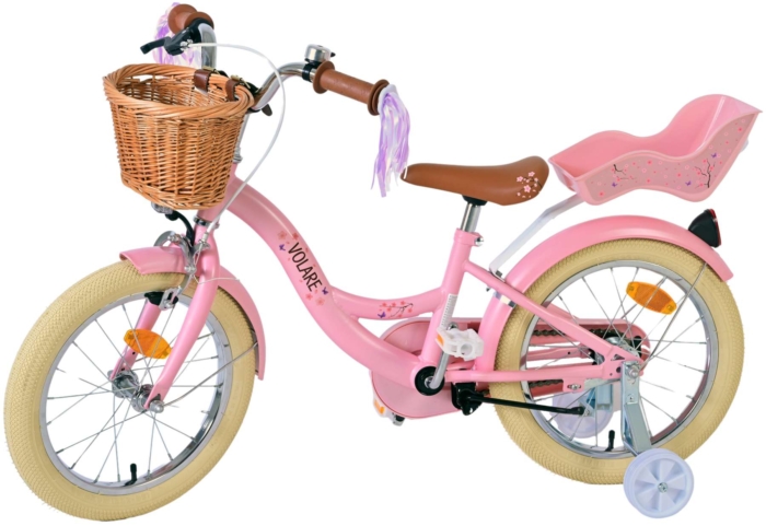 Volare Blossom Kinderfiets - Meisjes - 16 inch - Roze - Afbeelding 9