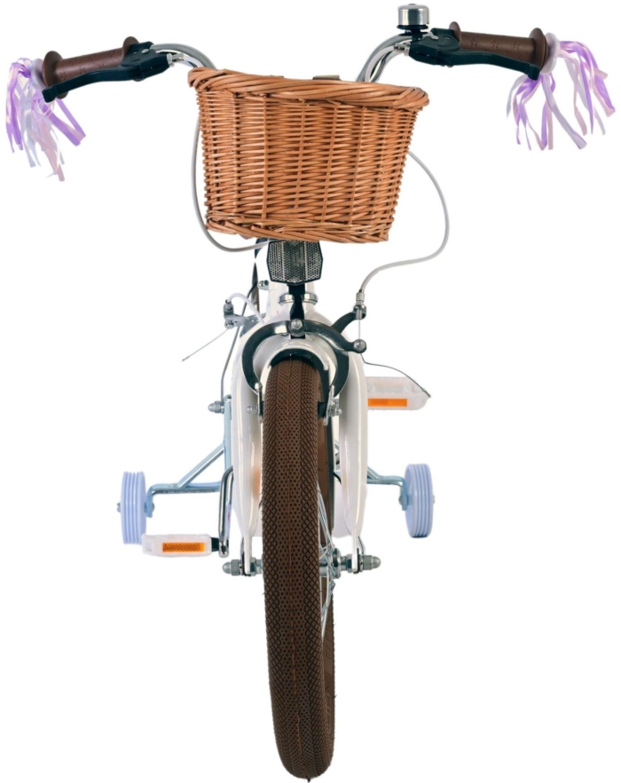 Volare Blossom Kinderfiets - Meisjes - 16 inch - Wit - Twee Handremmen - Afbeelding 7