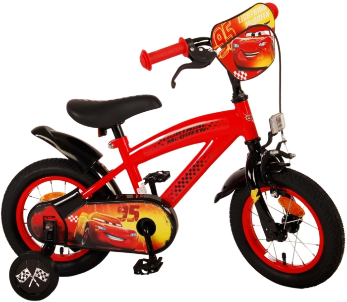 Disney Cars Kinderfiets - Jongens - 12 inch - Rood - Afbeelding 3