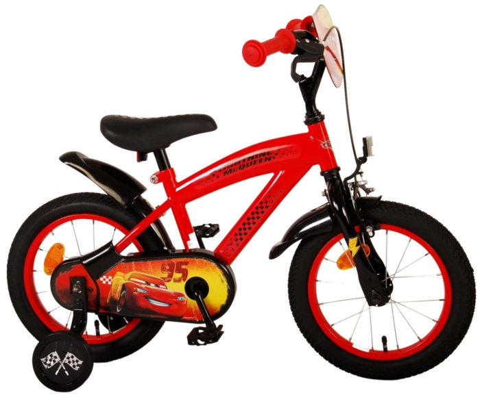 Disney Cars Kinderfiets - Jongens - 14 inch - Rood - Afbeelding 2