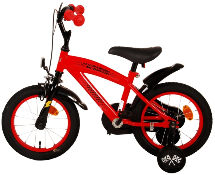 Disney Cars Kinderfiets - Jongens - 14 inch - Rood - Afbeelding 13