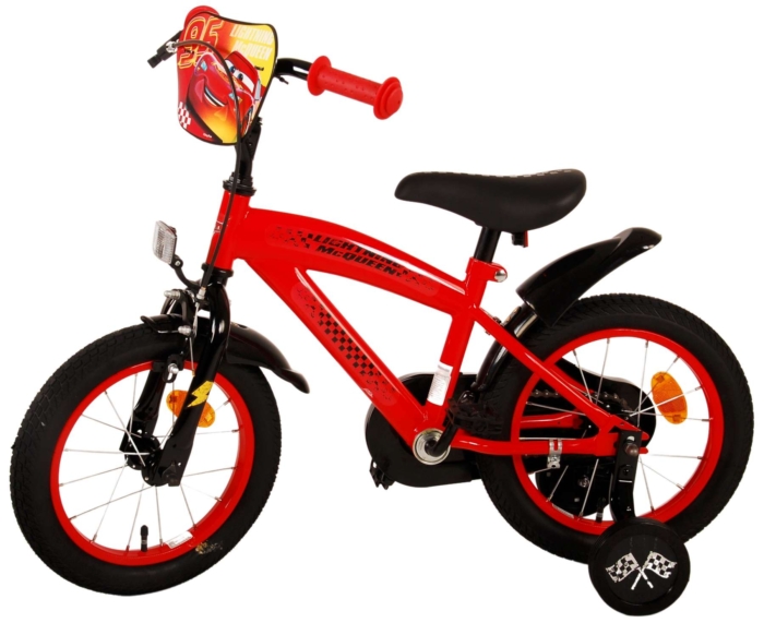 Disney Cars Kinderfiets - Jongens - 14 inch - Rood - Afbeelding 14