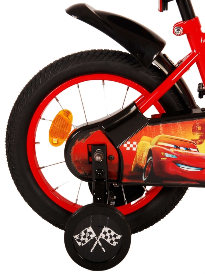 Disney Cars Kinderfiets - Jongens - 14 inch - Rood - Afbeelding 4