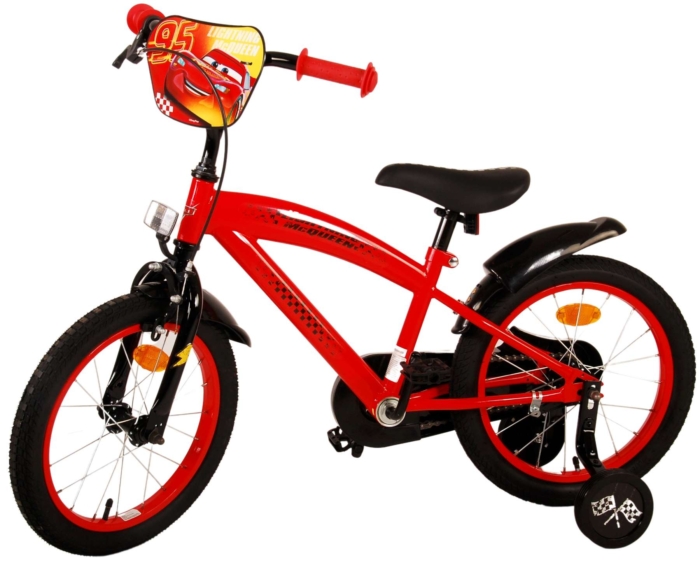 Disney Cars Kinderfiets - Jongens - 16 inch - Rood - Afbeelding 14