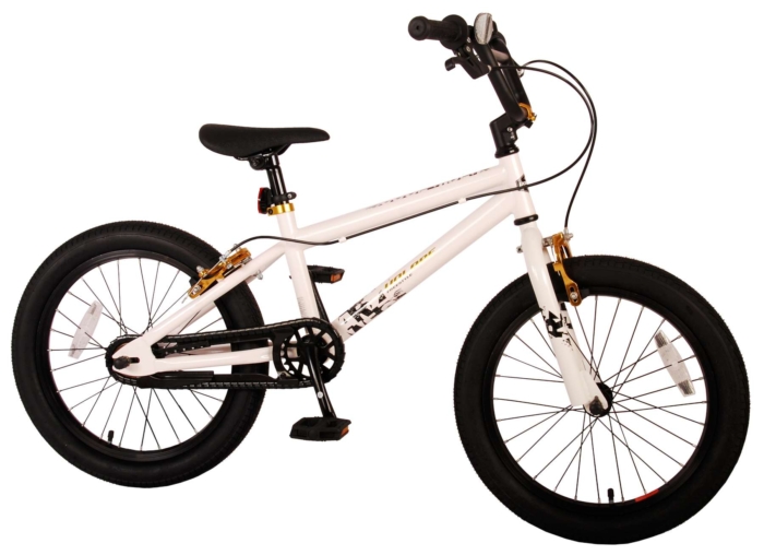 Volare Cool Rider Kinderfiets - Jongens - 18 inch - Wit - 95% afgemonteerd - Prime Collection - Afbeelding 2