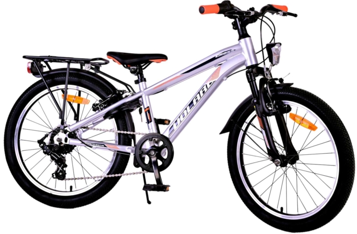 Volare Cross Kinderfiets - Jongens - 20 inch - Zilver - 6 versnellingen - Afbeelding 3