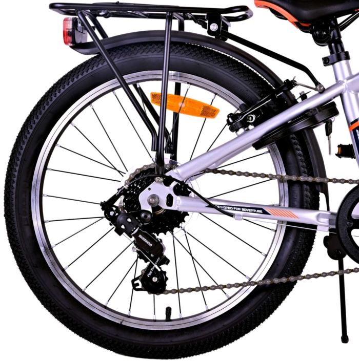 Volare Cross Kinderfiets - Jongens - 20 inch - Zilver - 6 versnellingen - Afbeelding 4