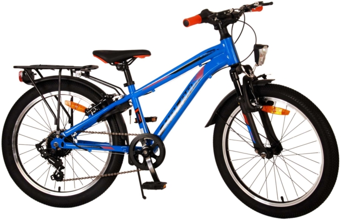 Volare Cross Kinderfiets - Jongens - 20 inch - Blauw - 6 versnellingen - Afbeelding 3