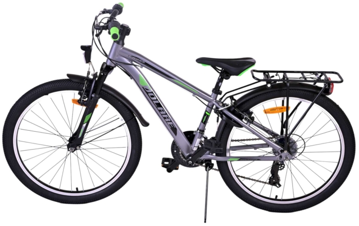 Volare Cross Kinderfiets - Jongens - 24 inch - Grijs - 18 versnellingen - Twee handremmen - Afbeelding 15