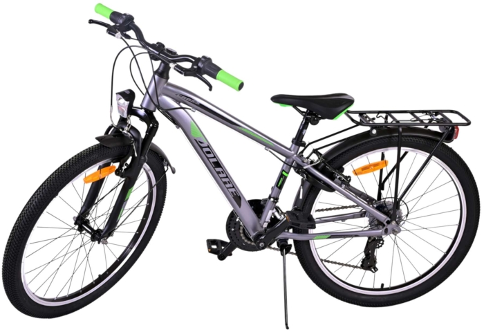 Volare Cross Kinderfiets - Jongens - 24 inch - Grijs - 18 versnellingen - Twee handremmen - Afbeelding 16