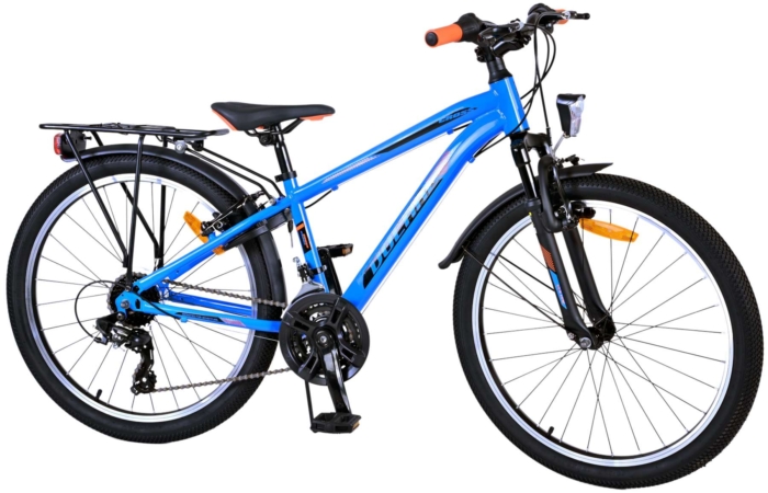 Volare Cross Kinderfiets - Jongens - 24 inch - Blauw - 18 versnellingen - Twee handremmen - Afbeelding 3