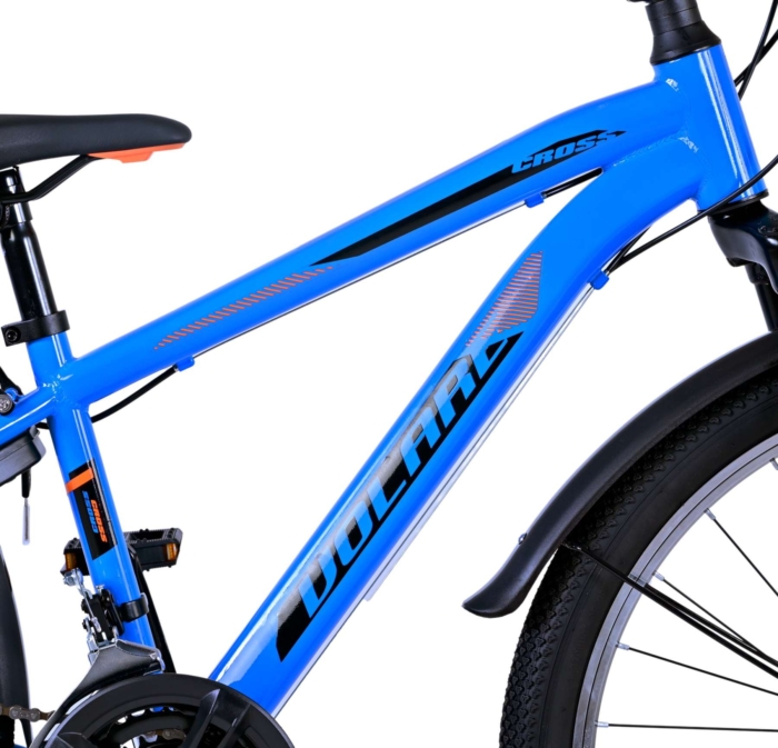 Volare Cross Kinderfiets - Jongens - 24 inch - Blauw - 18 versnellingen - Twee handremmen - Afbeelding 7