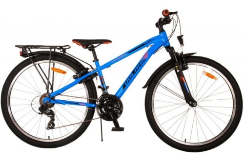 Volare Cross Kinderfiets - Jongens - 26 inch - Blauw - 21 versnellingen - Twee handremmen