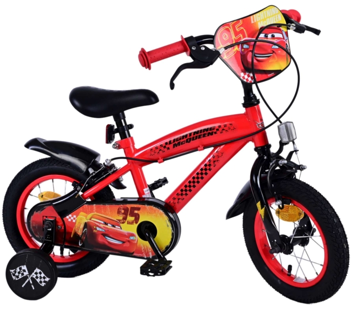 Disney Cars Kinderfiets - Jongens - 12 inch - Twee handremmen - Afbeelding 2