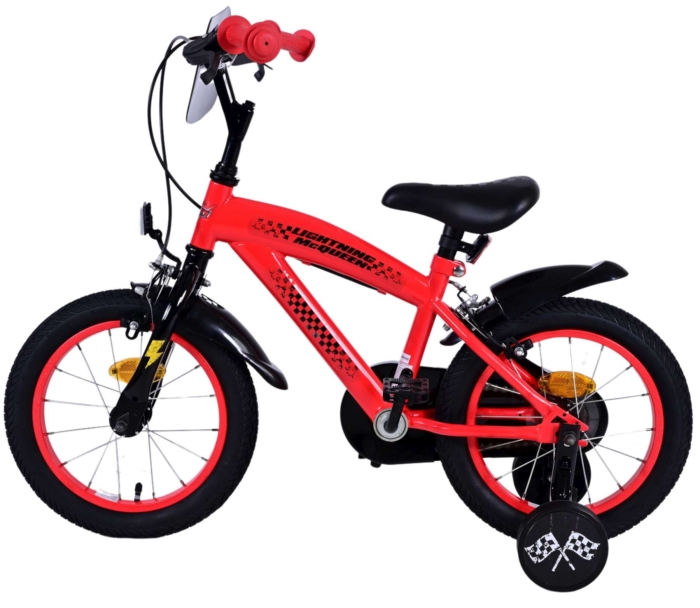 Disney Cars Kinderfiets - Jongens - 14 inch - Rood - Twee handremmen - Afbeelding 8