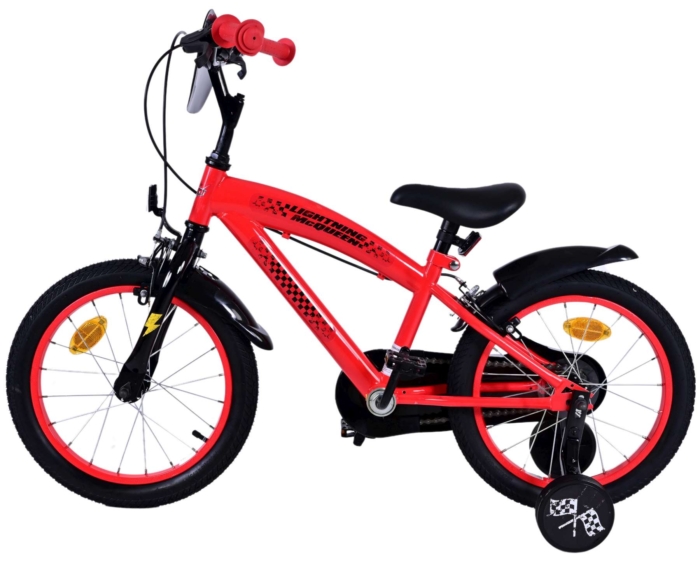 Disney Cars Kinderfiets - Jongens - 16 inch - Rood - Twee handremmen - Afbeelding 8