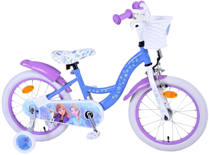 Disney Frozen 2 Kinderfiets - Meisjes - 16 inch - Blauw/Paars - Afbeelding 2