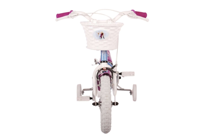 Disney Frozen 2 Kinderfiets - Meisjes - 12 inch - Blauw/Paars - Twee handremmen - Afbeelding 11