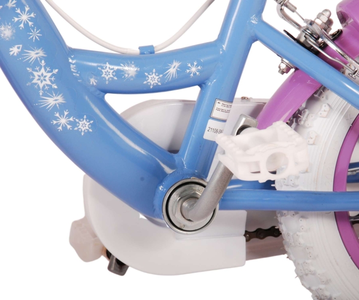 Disney Frozen 2 Kinderfiets - Meisjes - 12 inch - Blauw/Paars - Twee handremmen - Afbeelding 15