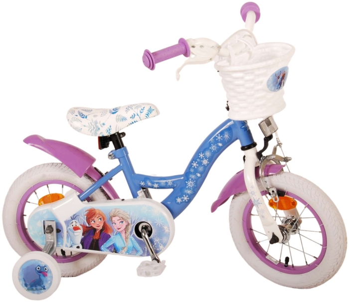 Disney Frozen 2 Kinderfiets - Meisjes - 12 inch - Blauw/Paars - Afbeelding 3