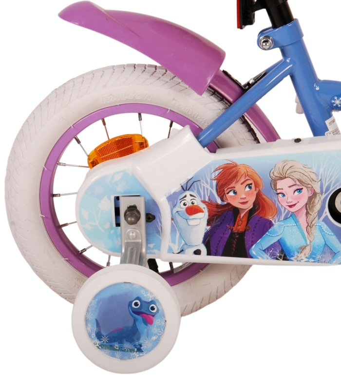 Disney Frozen 2 Kinderfiets - Meisjes - 12 inch - Blauw/Paars - Afbeelding 4