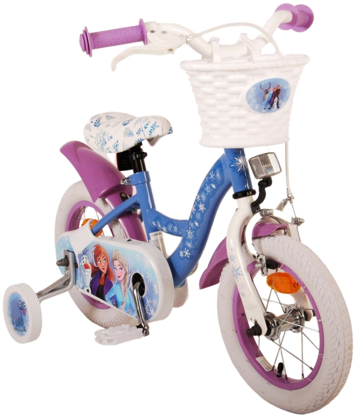 Disney Frozen 2 Kinderfiets - Meisjes - 12 inch - Blauw/Paars - Afbeelding 10