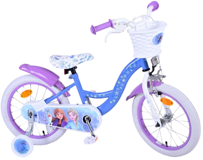 Disney Frozen 2 Kinderfiets - Meisjes - 16 inch - Blauw/Paars - Afbeelding 3