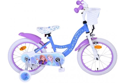 Disney Frozen 2 Kinderfiets - Meisjes - 16 inch - Blauw/Paars