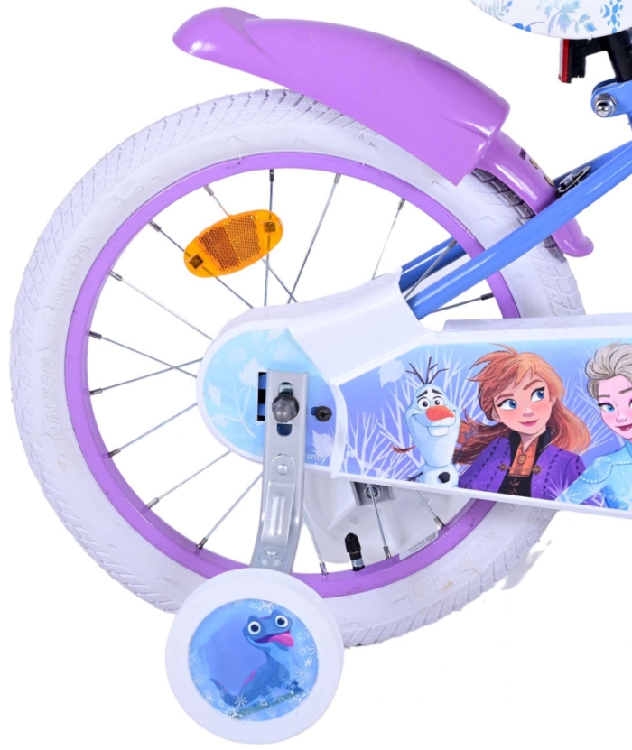 Disney Frozen 2 Kinderfiets - Meisjes - 16 inch - Blauw/Paars - Afbeelding 4