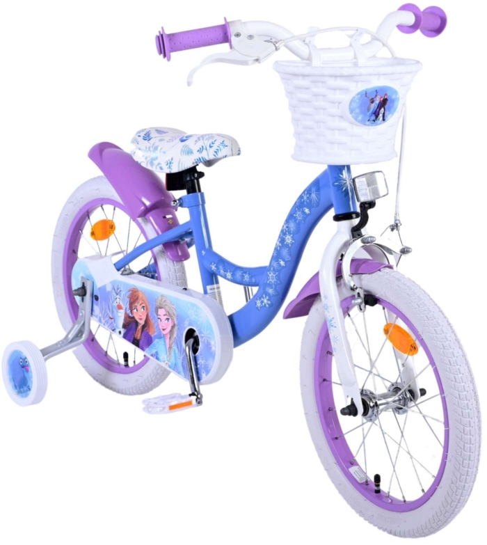 Disney Frozen 2 Kinderfiets - Meisjes - 16 inch - Blauw/Paars - Afbeelding 10