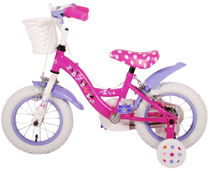 Disney Minnie Cutest Ever! Kinderfiets - Meisjes - 12 inch - Roze - Twee handremmen - Afbeelding 13