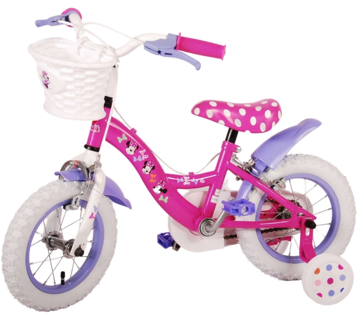 Disney Minnie Cutest Ever! Kinderfiets - Meisjes - 12 inch - Roze - Twee handremmen - Afbeelding 14