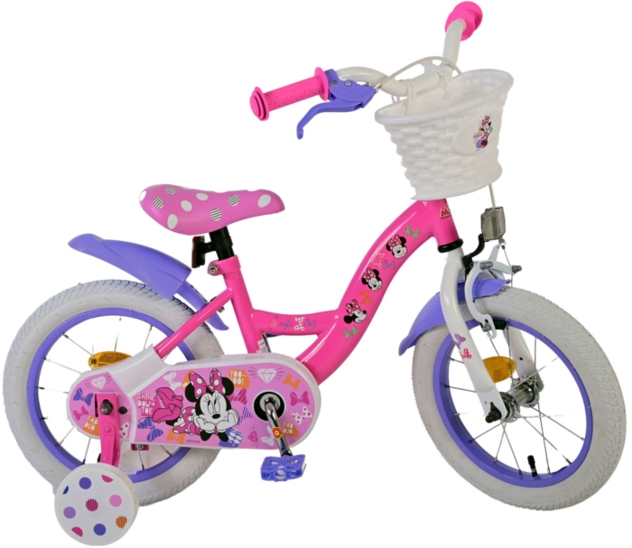 Disney Minnie Cutest Ever! Kinderfiets - Meisjes - 14 inch - Roze - Afbeelding 2