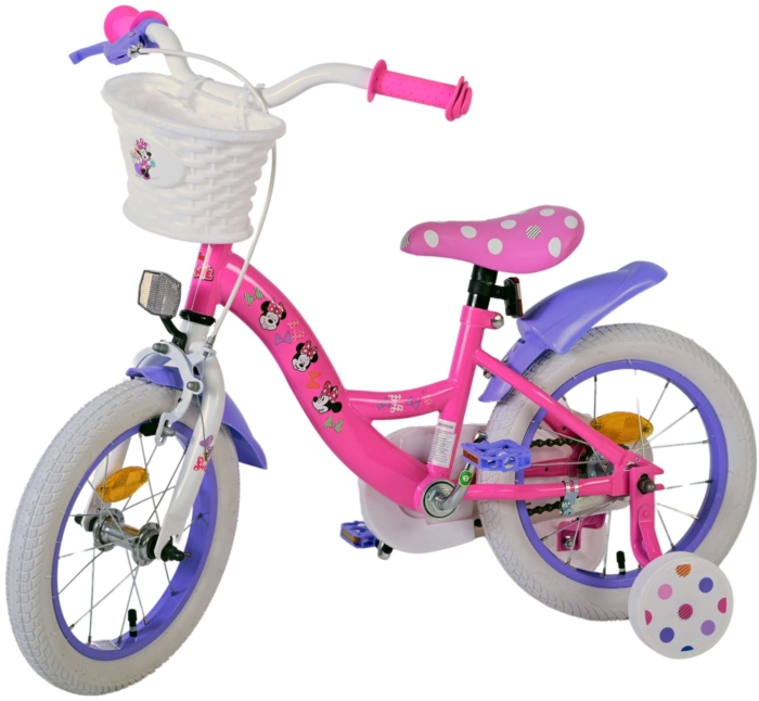 Disney Minnie Cutest Ever! Kinderfiets - Meisjes - 14 inch - Roze - Afbeelding 9