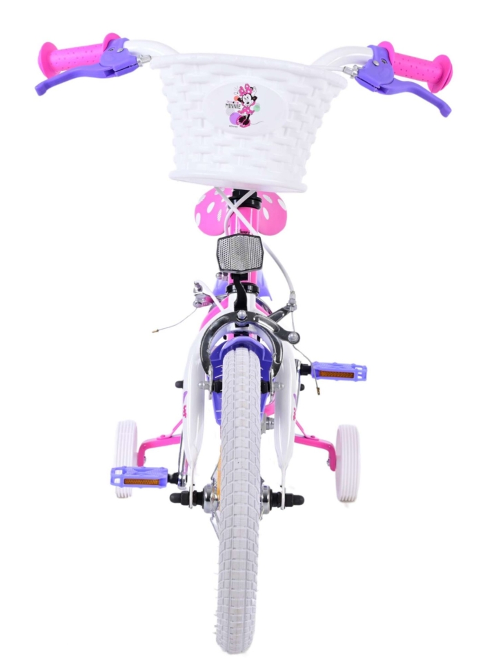 Disney Minnie Kinderfiets - Meisjes - 14 inch - Roze - Twee handremmen - Afbeelding 7