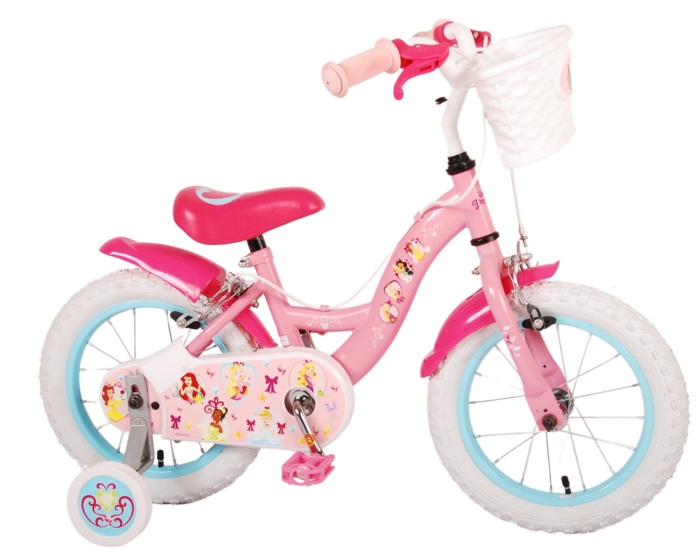 Disney Princess Kinderfiets - Meisjes - 14 inch - Roze - Twee handremmen - Afbeelding 3