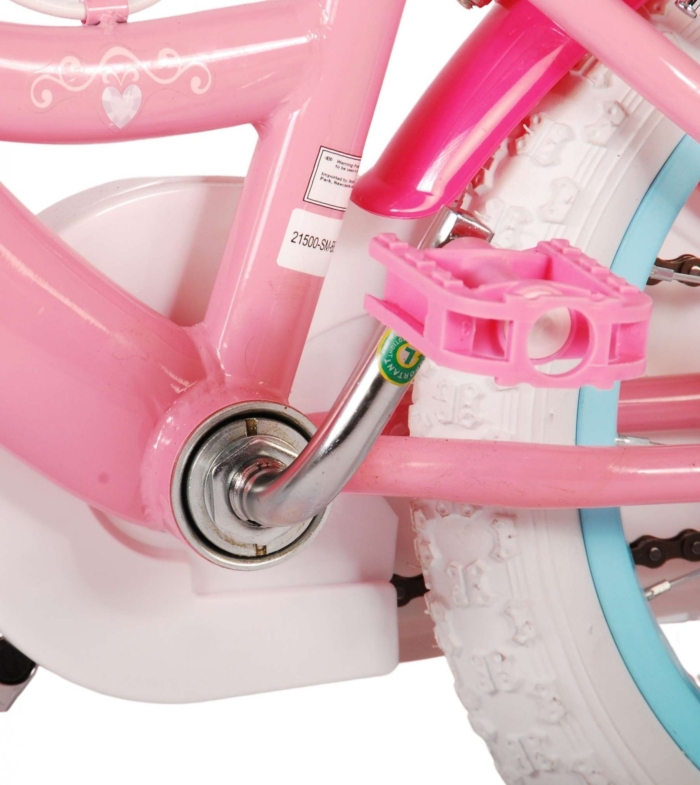 Disney Princess Kinderfiets - Meisjes - 14 inch - Roze - Twee handremmen - Afbeelding 15