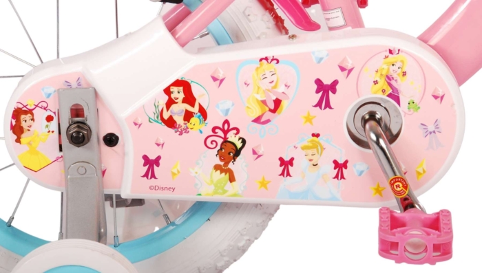 Disney Princess Kinderfiets - Meisjes - 14 inch - Roze - Twee handremmen - Afbeelding 6