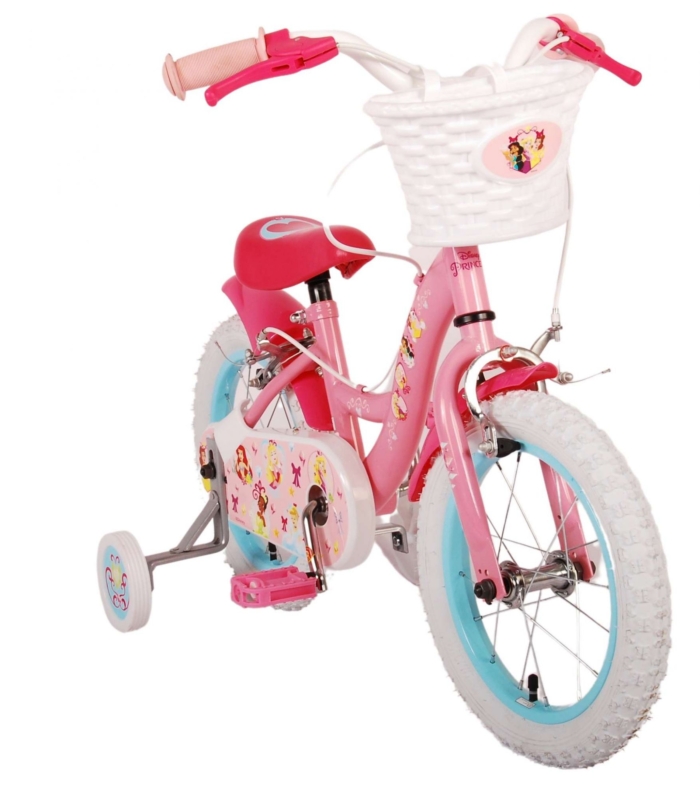 Disney Princess Kinderfiets - Meisjes - 14 inch - Roze - Twee handremmen - Afbeelding 9