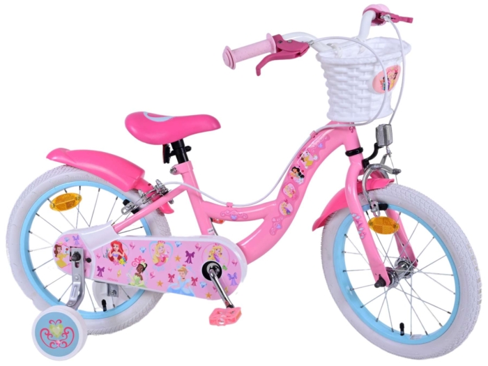 Disney Princess Kinderfiets - Meisjes - 16 inch - Roze - Twee Handremmen - Afbeelding 2