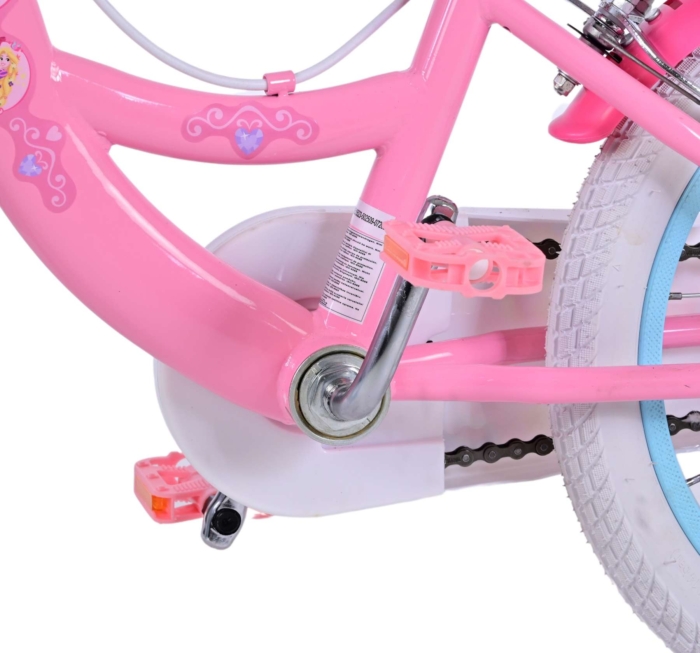 Disney Princess Kinderfiets - Meisjes - 16 inch - Roze - Twee Handremmen - Afbeelding 10