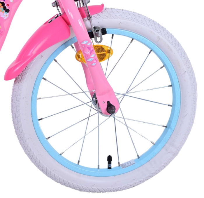 Disney Princess Kinderfiets - Meisjes - 16 inch - Roze - Twee Handremmen - Afbeelding 4