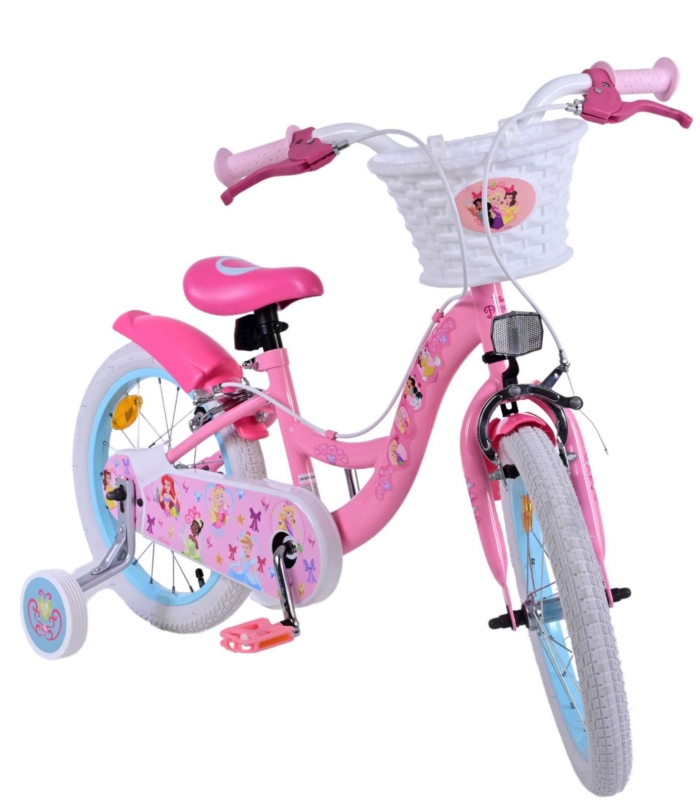 Disney Princess Kinderfiets - Meisjes - 16 inch - Roze - Twee Handremmen - Afbeelding 6