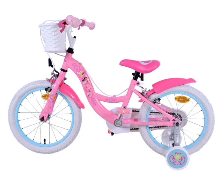 Disney Princess Kinderfiets - Meisjes - 16 inch - Roze - Twee Handremmen - Afbeelding 8