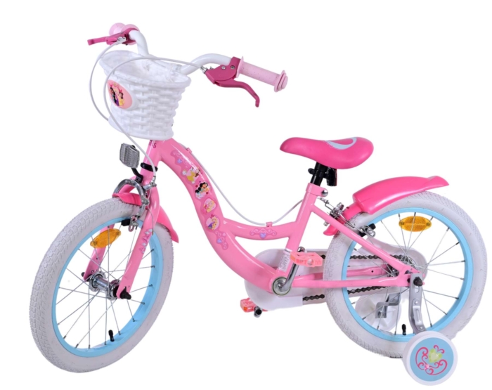 Disney Princess Kinderfiets - Meisjes - 16 inch - Roze - Twee Handremmen - Afbeelding 9