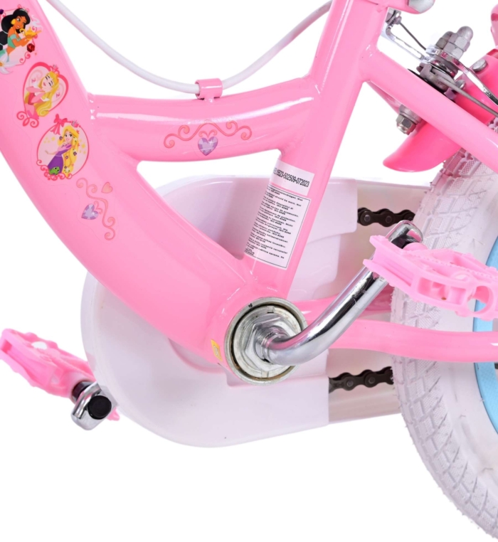 Disney Princess Kinderfiets - Meisjes - 12 inch - Roze - Twee Handremmen - Afbeelding 10