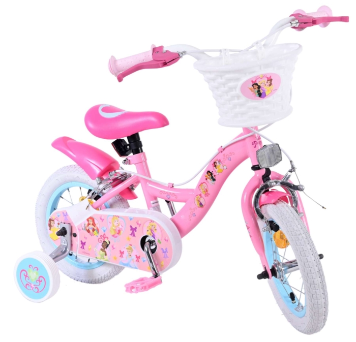 Disney Princess Kinderfiets - Meisjes - 12 inch - Roze - Twee Handremmen - Afbeelding 6