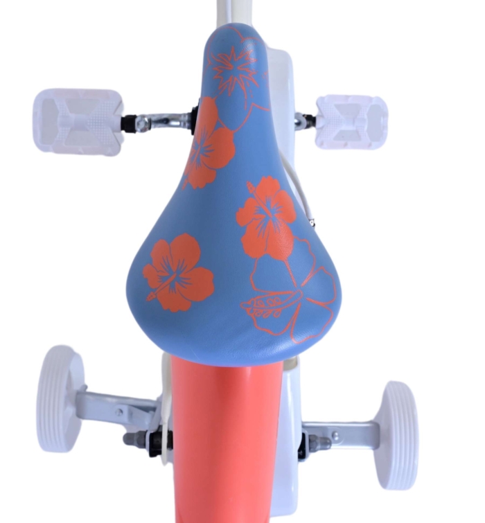 Disney Stitch Kinderfiets - Meisjes - 16 inch - Crème Koraal Blauw - Twee handremmen - Afbeelding 4