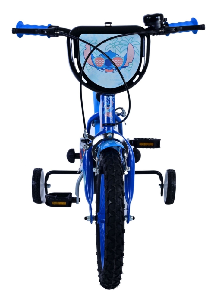 Disney Stitch Kinderfiets - Jongens - 14 inch - Blauw - Twee handremmen - Afbeelding 7