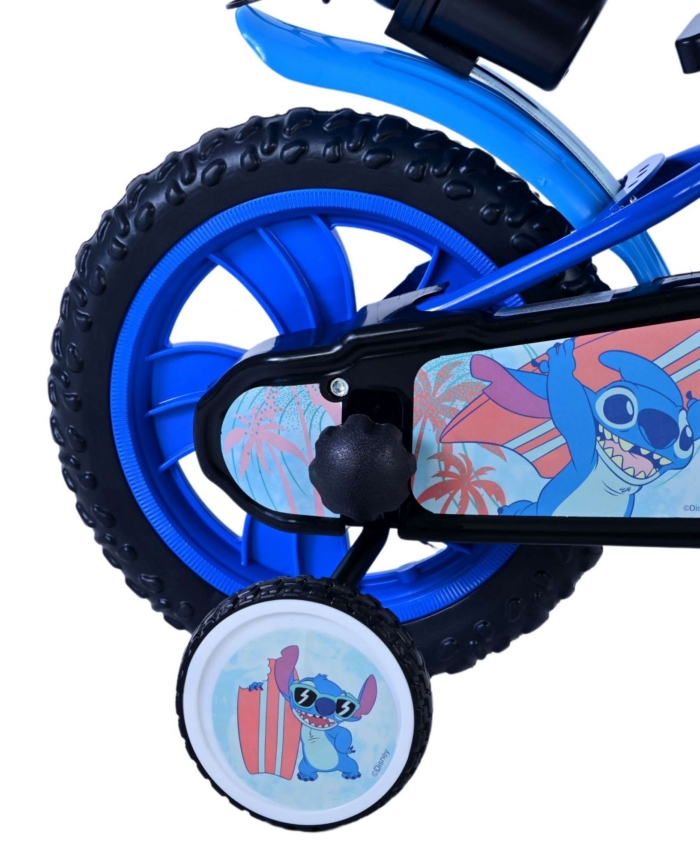 Disney Stitch Kinderfiets - Jongens - 12 inch - Blauw - Afbeelding 3